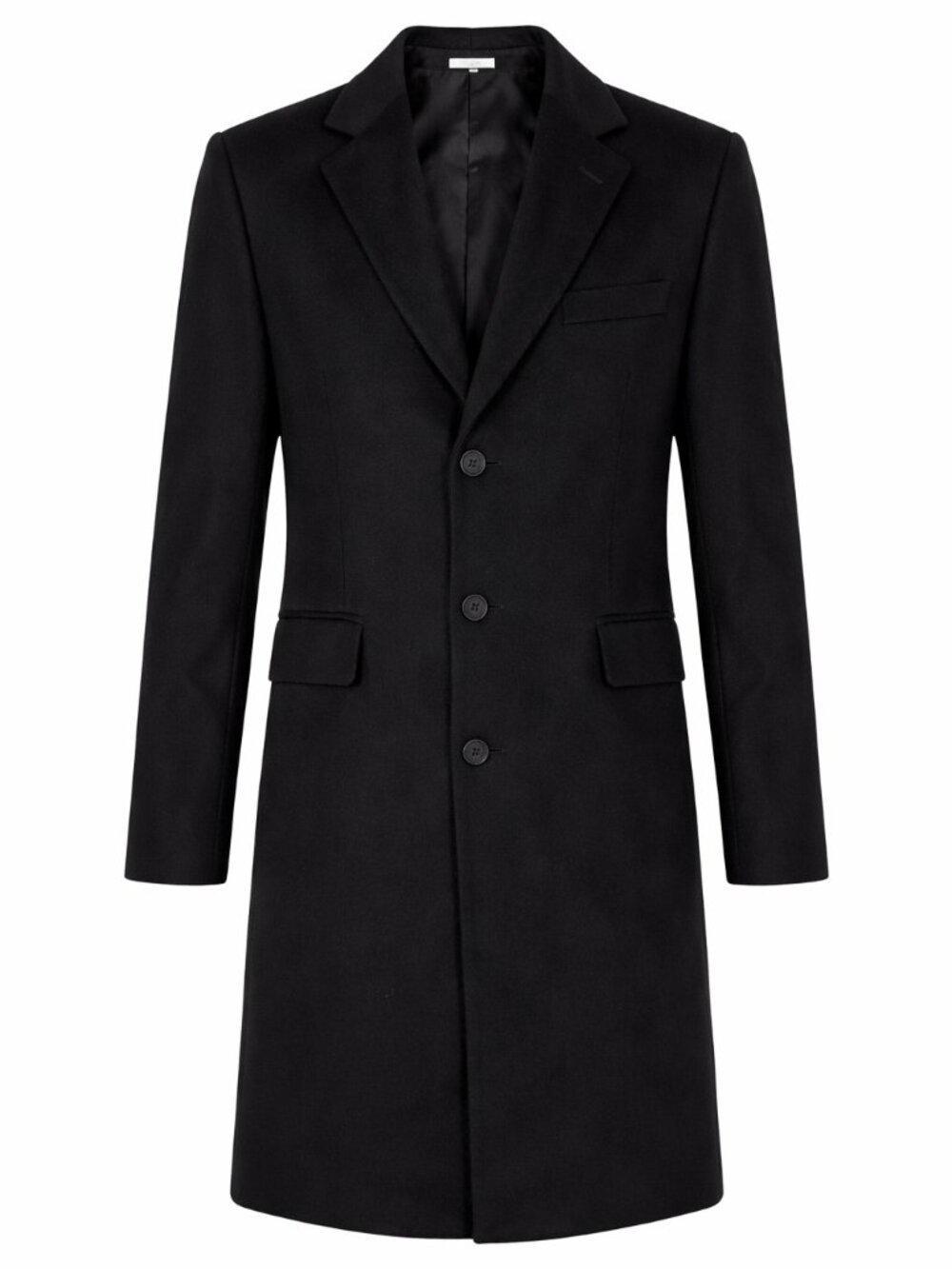 $495 MICHAEL KORS Men's Wool/ Cashmere Blend Lined Madison Coat Black Size 38R